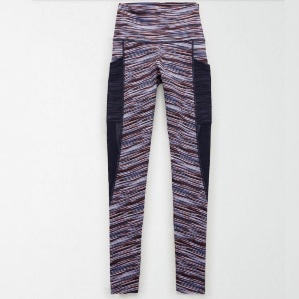 Aerie American Eagle Move High Rise 7/8 Legging Space Dye - Picture 2 of 10